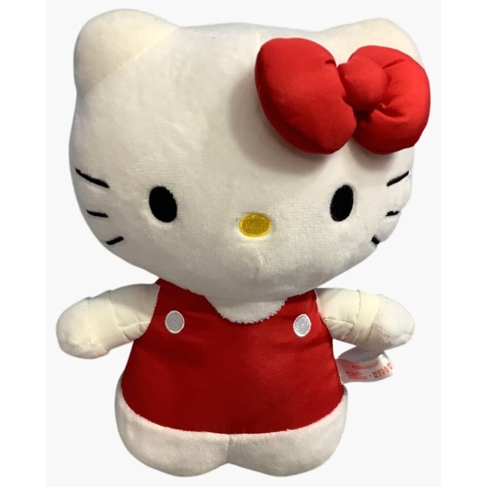 Kidrobot Hello Kitty Plush Toy With Red Bow & Dress 9"